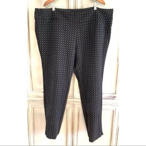 Charter Club Black Cambridge Fit Pants 24W